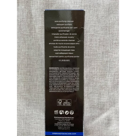 Dr. Brandt Skincare Pores No More Pore Purifying Cleanser Full size 3.5 fl oz - Picture 6 of 9
